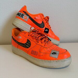 Nike Air Force 1 Low Just Do It Orange JDI Men’s Size 11.5 US Sneakers